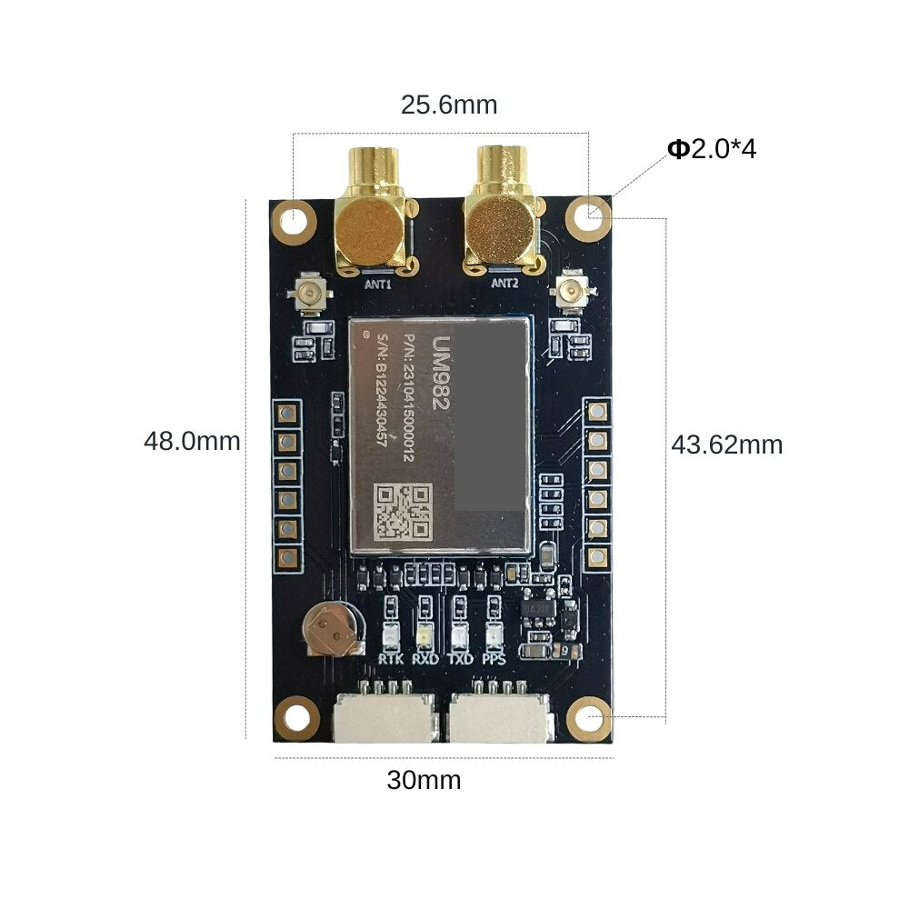 UM982 Module High-precision Heading GNSS Board RTK Differential Direct ...